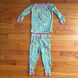 Kids Pajamas with Mermaid Print